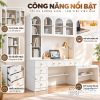Nhiều ngăn lưu trữ, bàn làm việc rộng rãi