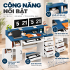 Nhiều ngăn lưu trữ, giữ bàn làm việc gọn gàng