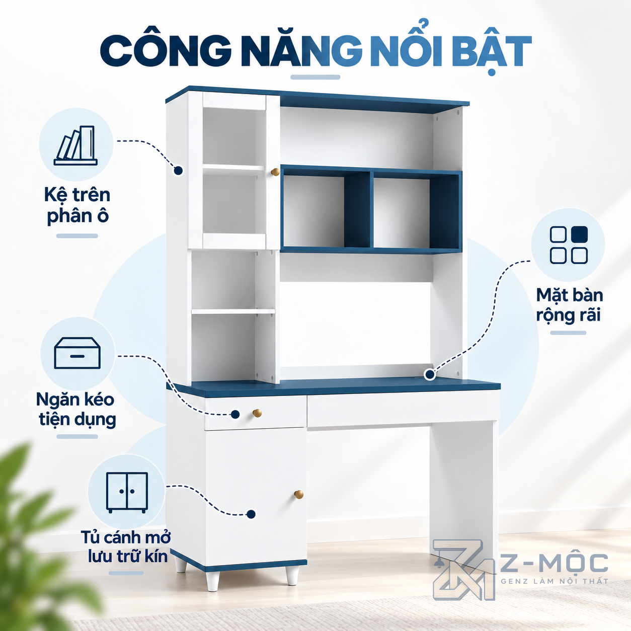 Nhiều Ngăn Lưu Trữ Sách Và Đồ Dùng