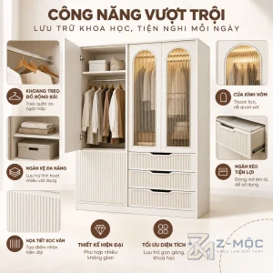 Phân chia nhiều khu vực, tăng khả năng lưu trữ