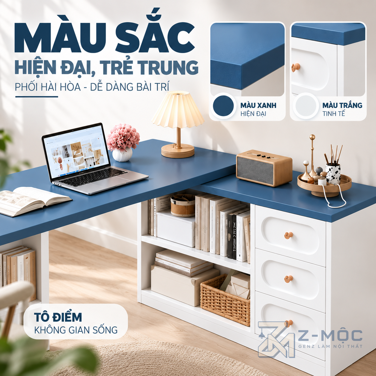 Phù hợp nhiều không gian học tập