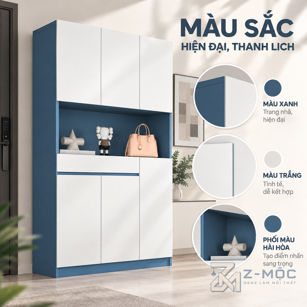 Phù hợp nhiều không gian nội thất