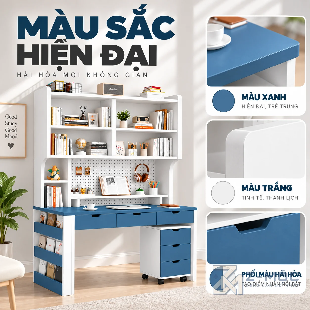 Phù hợp nhiều không gian nội thất