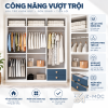 Sáu Cánh Kết Hợp Hai Ngăn Kéo Tiện Lưu Trữ