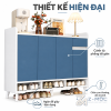 Thiết kế cánh phẳng xanh navy hiện đại