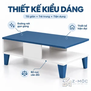 Thiết kế hai tầng đơn giản, dễ sử dụng