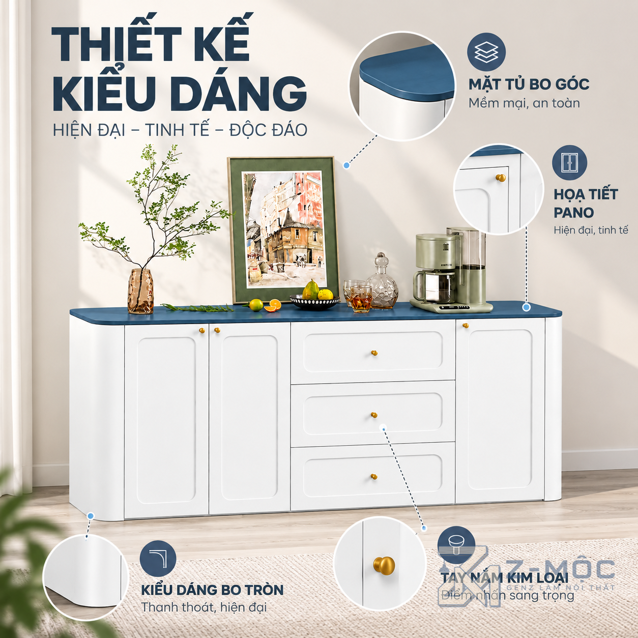 Thiết kế hiện đại, dáng dài nổi bật