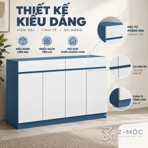 Thiết kế hiện đại, màu sắc nổi bật