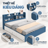 Thiết kế hiện đại, màu xanh trắng trẻ trung