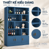 Thiết kế hiện đại, nổi bật với gam xanh navy