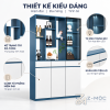 Thiết kế hiện đại, phối màu xanh trắng nổi bật