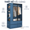 Thiết kế hiện đại với cánh kính gân