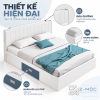 Thiết kế hiện đại với đầu giường có nệm