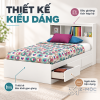 Thiết kế hiện đại với kệ sách đầu giường