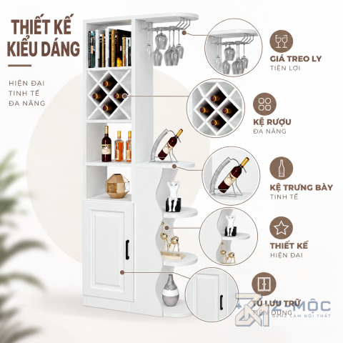 Thiết kế nhỏ gọn, tạo điểm nhấn cho phòng khách