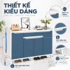 Thiết kế trắng xanh trẻ trung, hiện đại