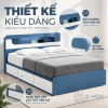 Thiết kế xanh navy – trắng hiện đại