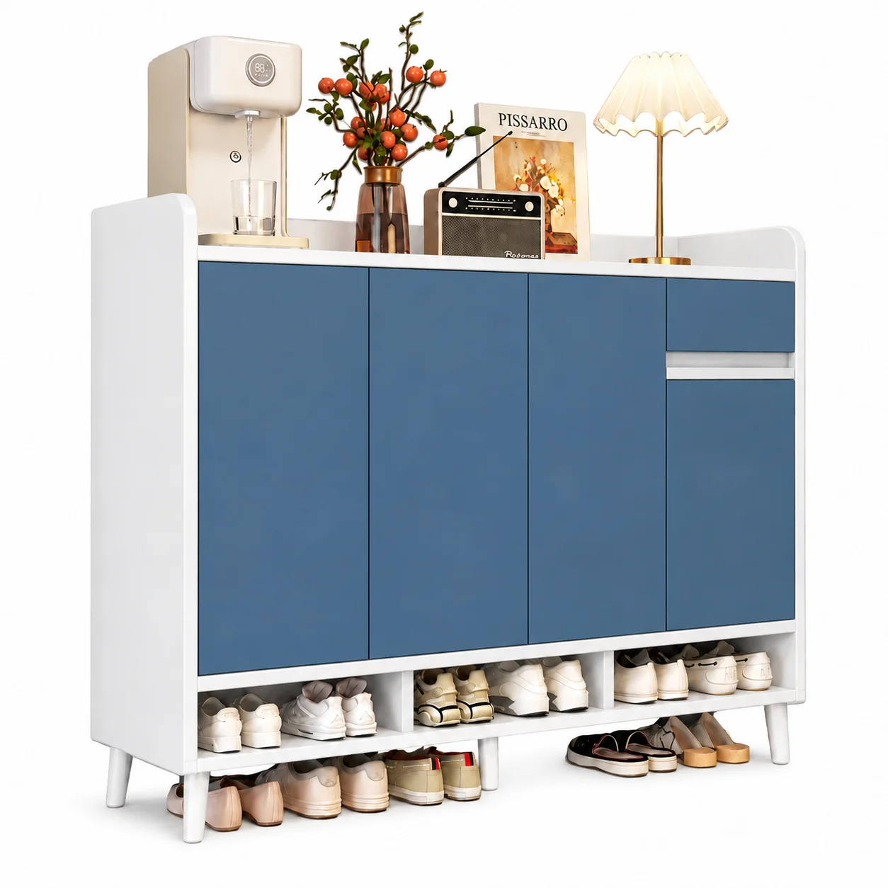 Tủ giày gỗ công nghiệp thiết kế hiện đại, tiện dụng