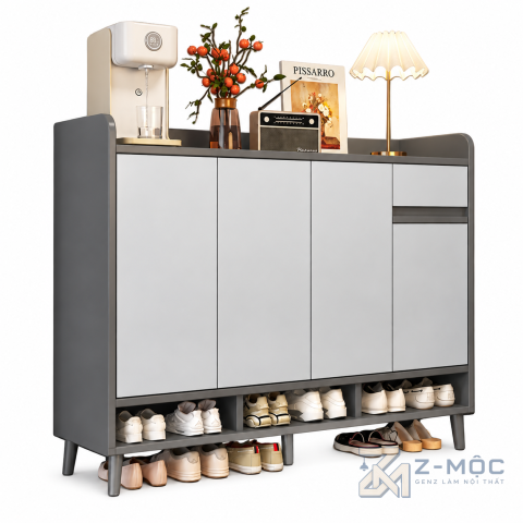 Tủ Giày Gỗ Công Nghiệp Thiết Kế Hiện Đại ZM-95001 - ảnh chi tiết 1