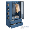 Tủ Quần Áo Cánh Kính Nhỏ Gọn Có Kệ Mở ZM-10050 - ảnh chi tiết 7