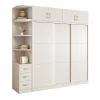 Tủ Quần Áo Cửa Lùa Màu Trắng Có Kệ Mở ZM-10049 - 2000x600x2400mm - ZM-10049.2
