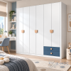 Tủ Quần Áo Trẻ Em 6 Cánh Có Ngăn Kéo ZM-10047 - ảnh chi tiết 9