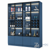 Tủ Rượu Cánh Kính Gỗ Công Nghiệp Hiện Đại ZM-93002 - 1600x400x2000mm - ZM-93002.3
