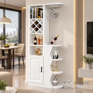 Tủ Rượu Phòng Khách Thiết Kế Nhỏ Gọn Độc Đáo ZM-93006 - ảnh chi tiết 6
