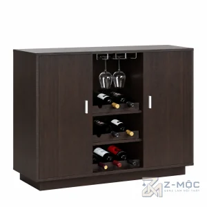 Tủ Rượu Xanh Kèm Giá Treo Ly Tiện Lợi ZM-93010 - ảnh chi tiết 1