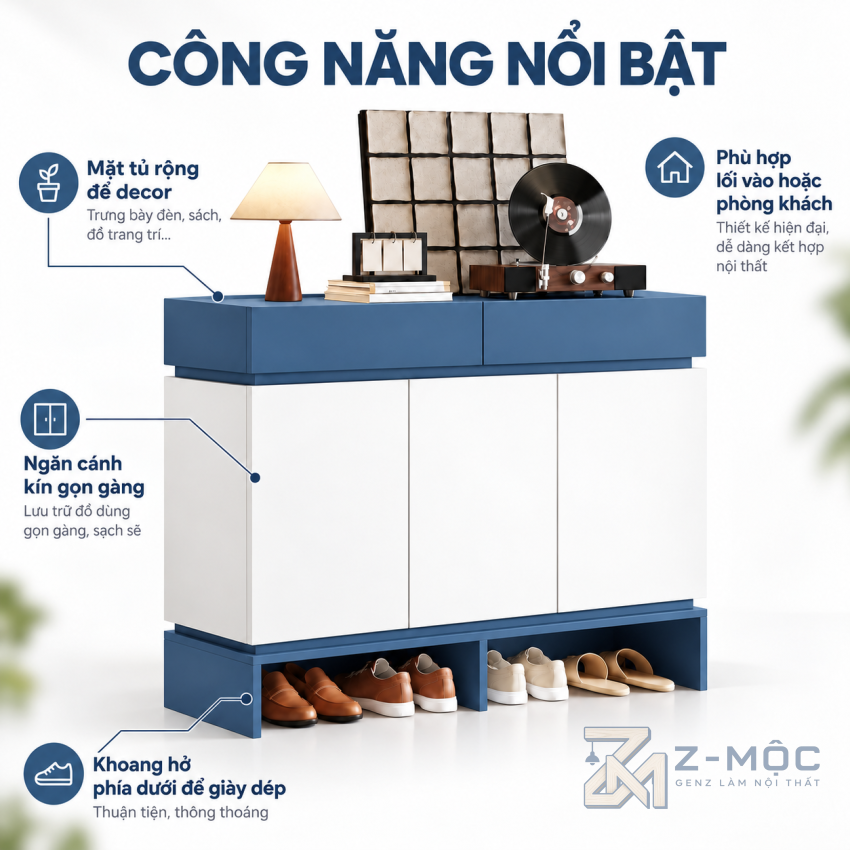 Nhiều Ngăn Lưu Trữ, Thuận Tiện Khi Sử Dụng