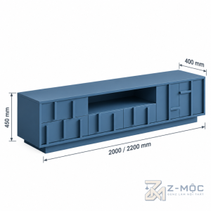 Kệ Tivi Gỗ MDF Đường Nét Độc Đáo ZM-90019