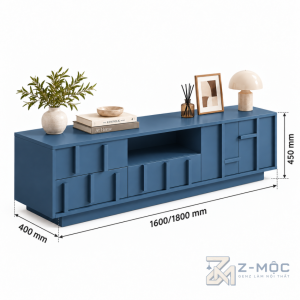 Kệ Tivi Gỗ MDF Đường Nét Độc Đáo ZM-90019