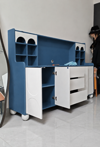 Tủ Trang Trí Gỗ MDF Thiết Kế Độc Đáo Hiện Đại ZM-94032 photo review