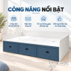 Ba ngăn kéo rộng giúp tăng diện tích lưu trữ