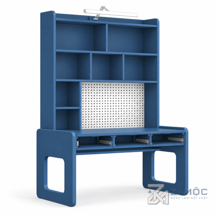 Bàn Học Liền Giá Sách Nhiều Ngăn Chứa Đồ ZM-70102 - ảnh chi tiết 6