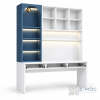 Bàn Học Liền Kệ Trang Trí Màu Trắng Xanh ZM-70087 - ảnh chi tiết 5