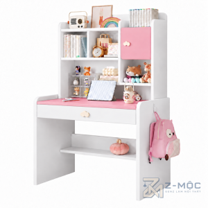 Bàn Học Trẻ Em Liền Giá Sách Nhỏ Gọn Tiện Dụng ZM-70098 - ảnh chi tiết 1