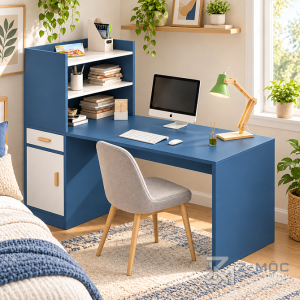 Bàn Làm Việc Gỗ MDF Nhỏ Gọn Tiện Ích ZM-70100 - ảnh chi tiết 7