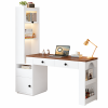 Bàn Làm Việc Gỗ Công Nghiệp Bền Đẹp Hiện Đại ZM-70096 - 1400x550x1800mm - ZM-70096.1