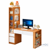 Bàn Làm Việc Liền Kệ Sách Vòm Xanh Trắng ZM-70095 - ảnh chi tiết 1