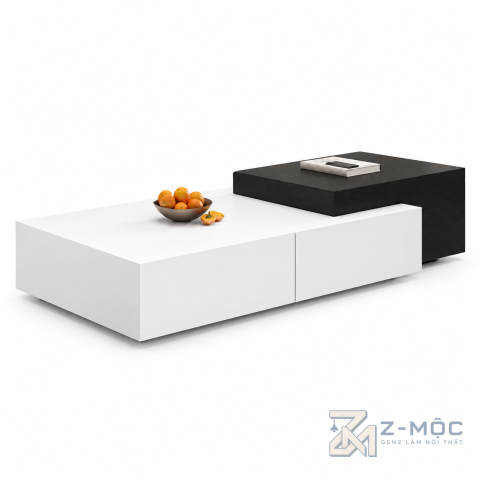 Bàn Trà Gỗ Công Nghiệp Thiết Kế Hiện Đại ZM-91013 - ảnh chi tiết 1