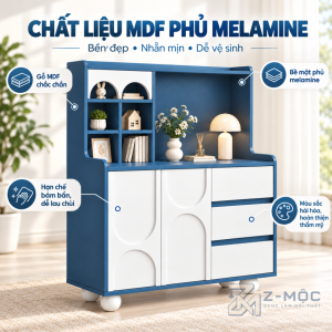 Chất Liệu Gỗ MDF Phủ Melamine Bền Đẹp