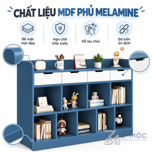 Chất Liệu Gỗ MDF Phủ Melamine Bền Đẹp