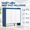 Chất liệu gỗ MDF phủ melamine bền đẹp