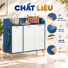Chất liệu gỗ MDF phủ melamine dễ vệ sinh