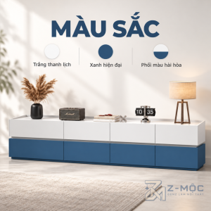 Dáng Kệ Thấp Dễ Phối Với Nội Thất Phòng Khách