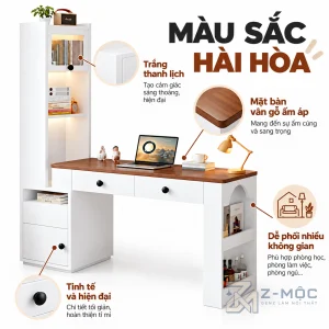 Dễ Bố Trí Trong Phòng Ngủ Và Không Gian Làm Việc