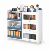 Giá Sách Cánh Kính Lật Lên Hiện Đại Xanh Trắng ZM-71016 - 1200x350x1400mm - ZM-71016.2
