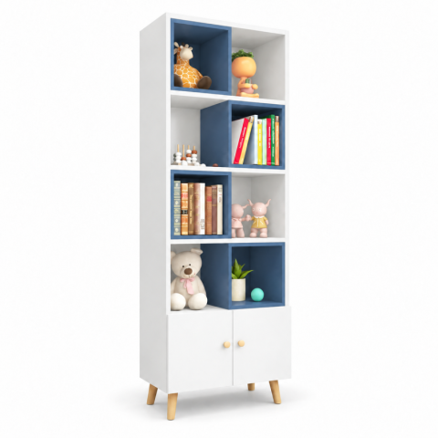 Giá Sách Gỗ Công Nghiệp Có Nhiều Ngăn Chứa ZM-71015