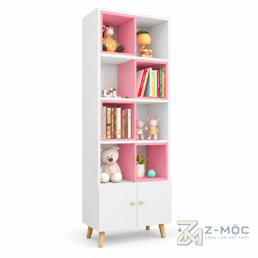Giá Sách Gỗ Công Nghiệp Có Nhiều Ngăn Chứa ZM-71015 - ảnh chi tiết 1
